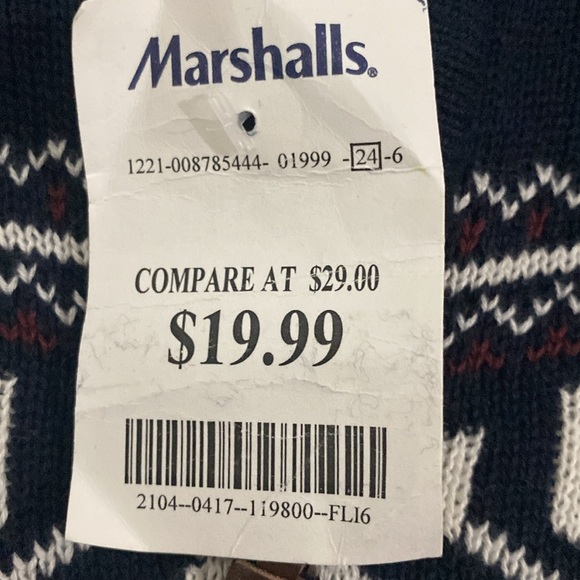 Aspen men’s size small navy pullover sweater NWT - Picture 5 of 5